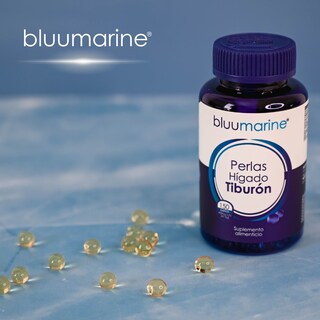 Foto 7 | Bluumarine Perlas Hígado De Tiburón Suplemento Alimenticio Con Omega-3, Vitamina A Y D 150 Perlas Para Sistema Inm