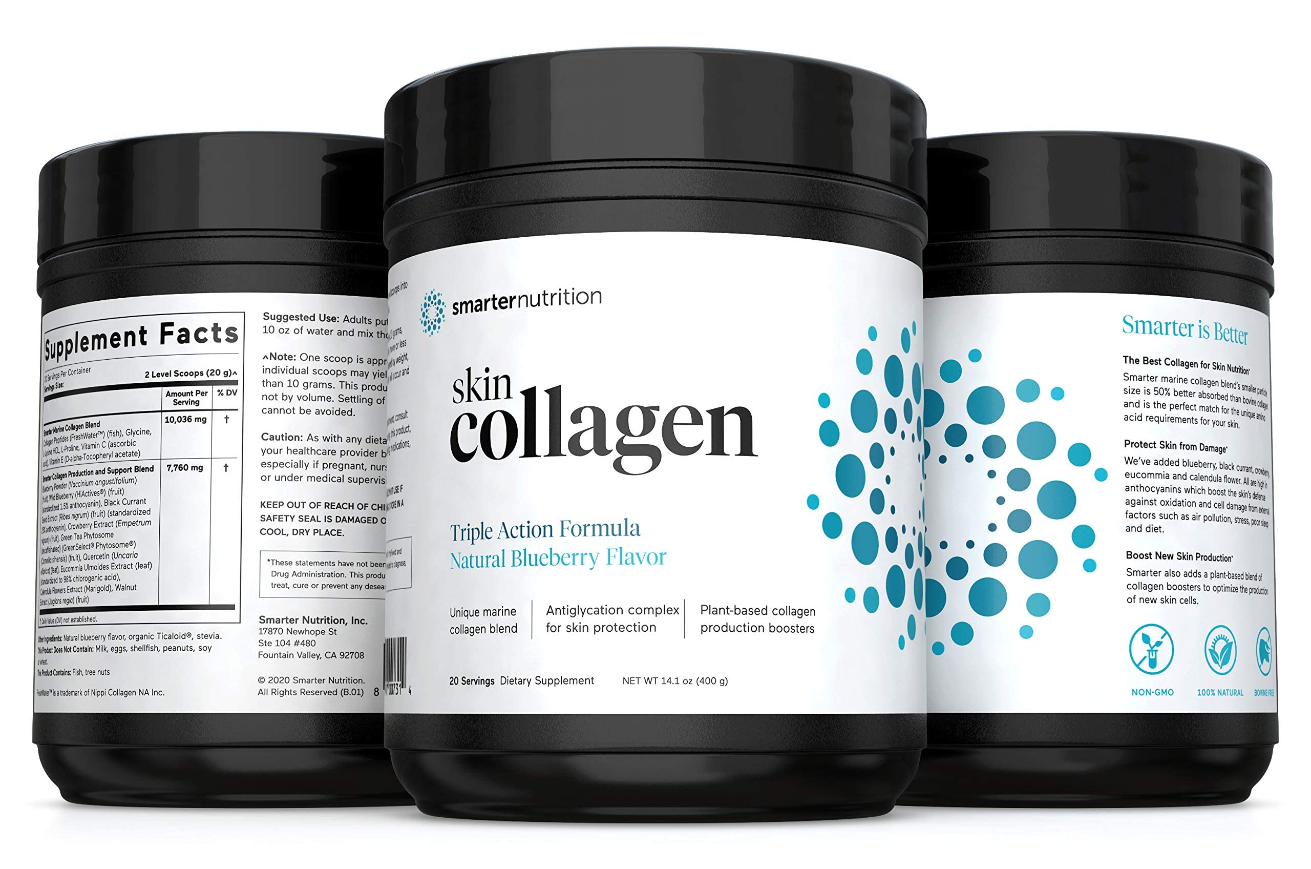 Foto 3 | Suplemento de Colágeno Marino Tipo 1 y 3 de Smarternutrition 300 ml - Venta Internacional