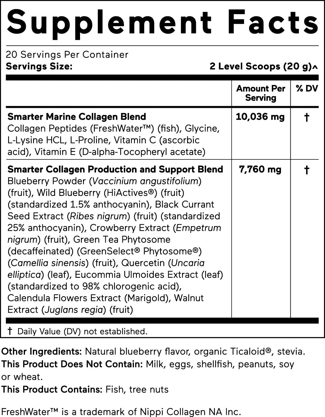 Foto 5 pulgar | Suplemento de Colágeno Marino Tipo 1 y 3 de Smarternutrition 300 ml - Venta Internacional