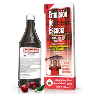 Foto 1 | Suplemento De Aceite De Hígado De Bacalao Emulsión De Escocia 192 Ml Con Vitaminas - Venta Internacional