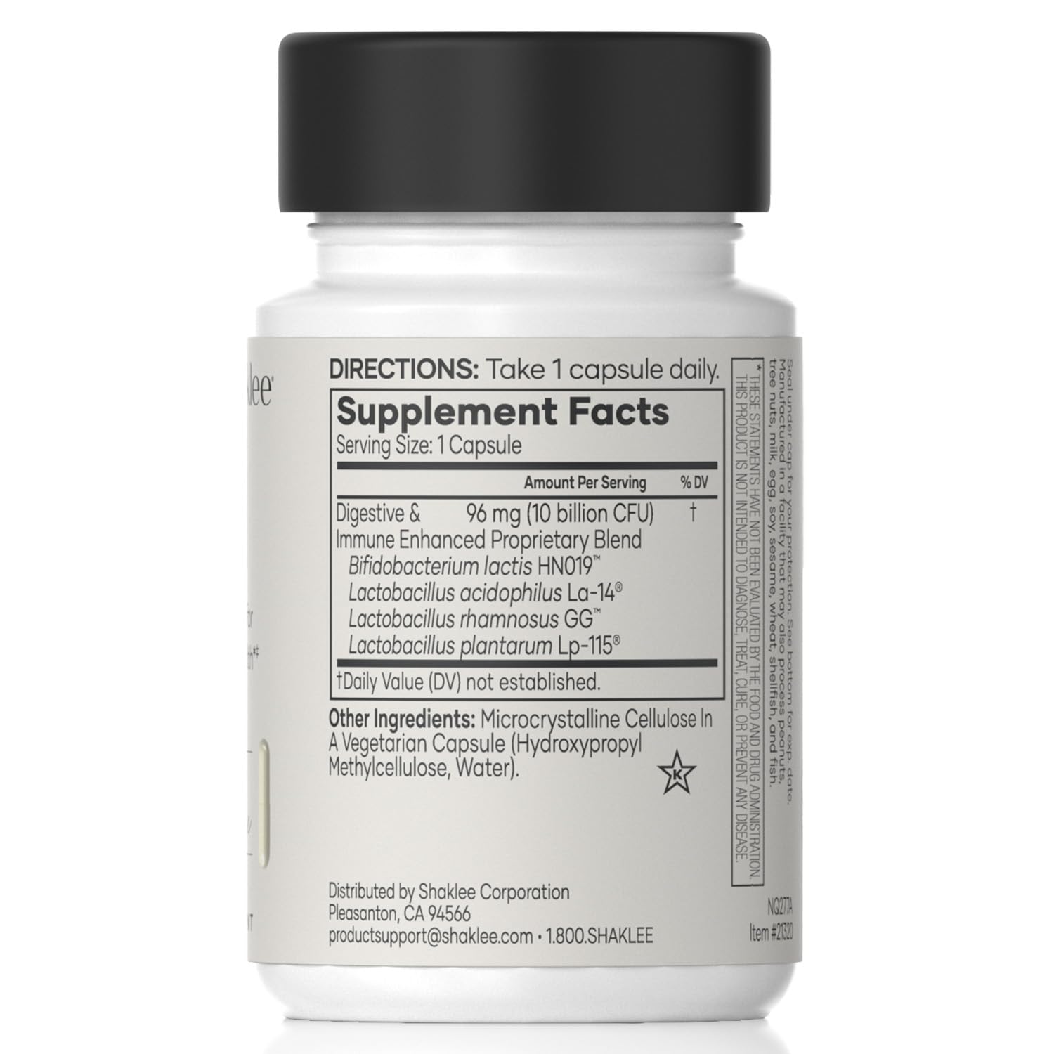 Foto 3 pulgar | Probiótico Shaklee Optiflora  Di 10 Mil Millones Ufc 30 Cápsulas - Venta Internacional