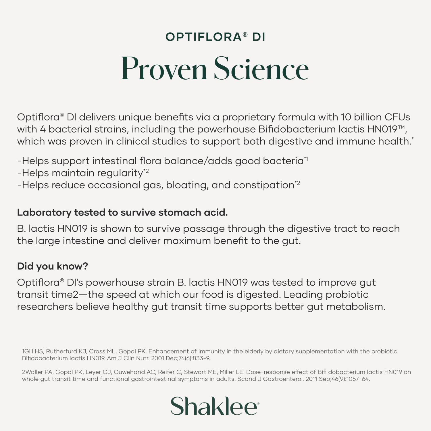 Foto 7 pulgar | Probiótico Shaklee Optiflora  Di 10 Mil Millones Ufc 30 Cápsulas - Venta Internacional