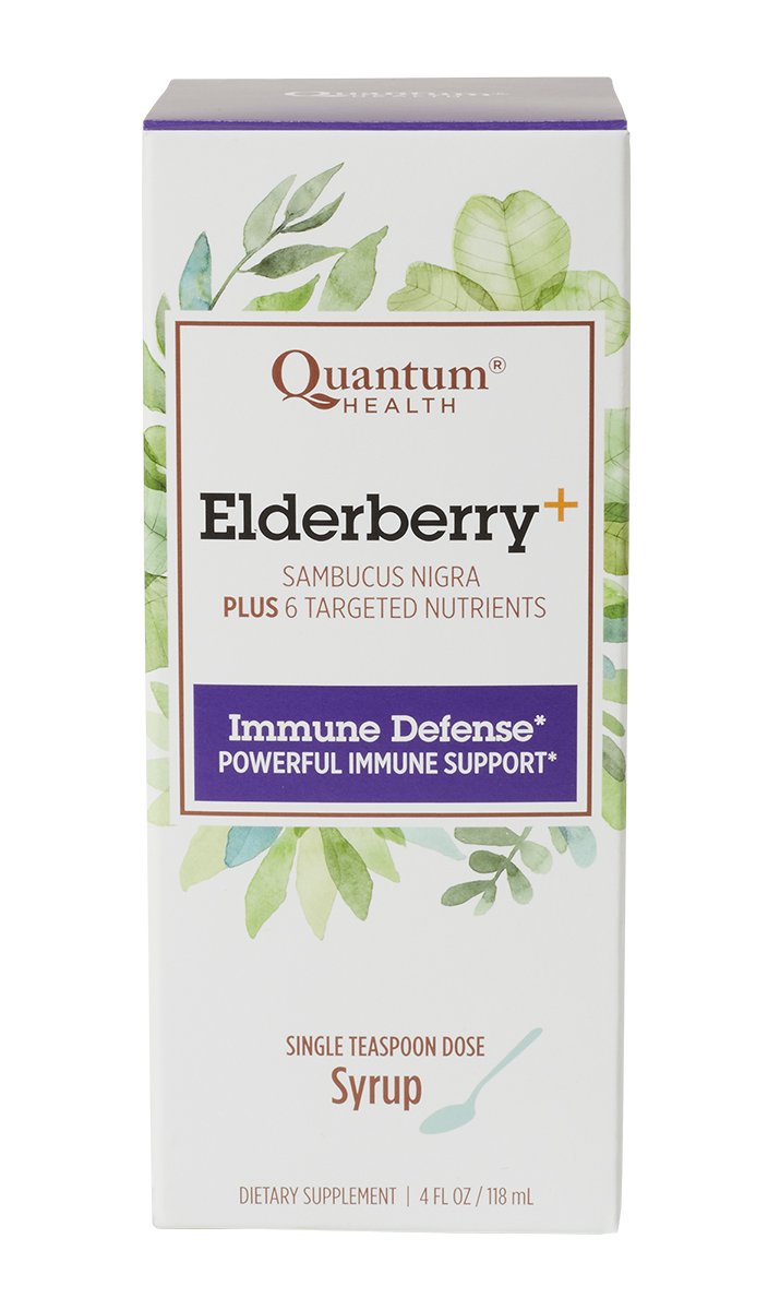 Foto 2 pulgar | Sirope Quantum Elderberry-c 120 Ml Sin Gluten - Venta Internacional