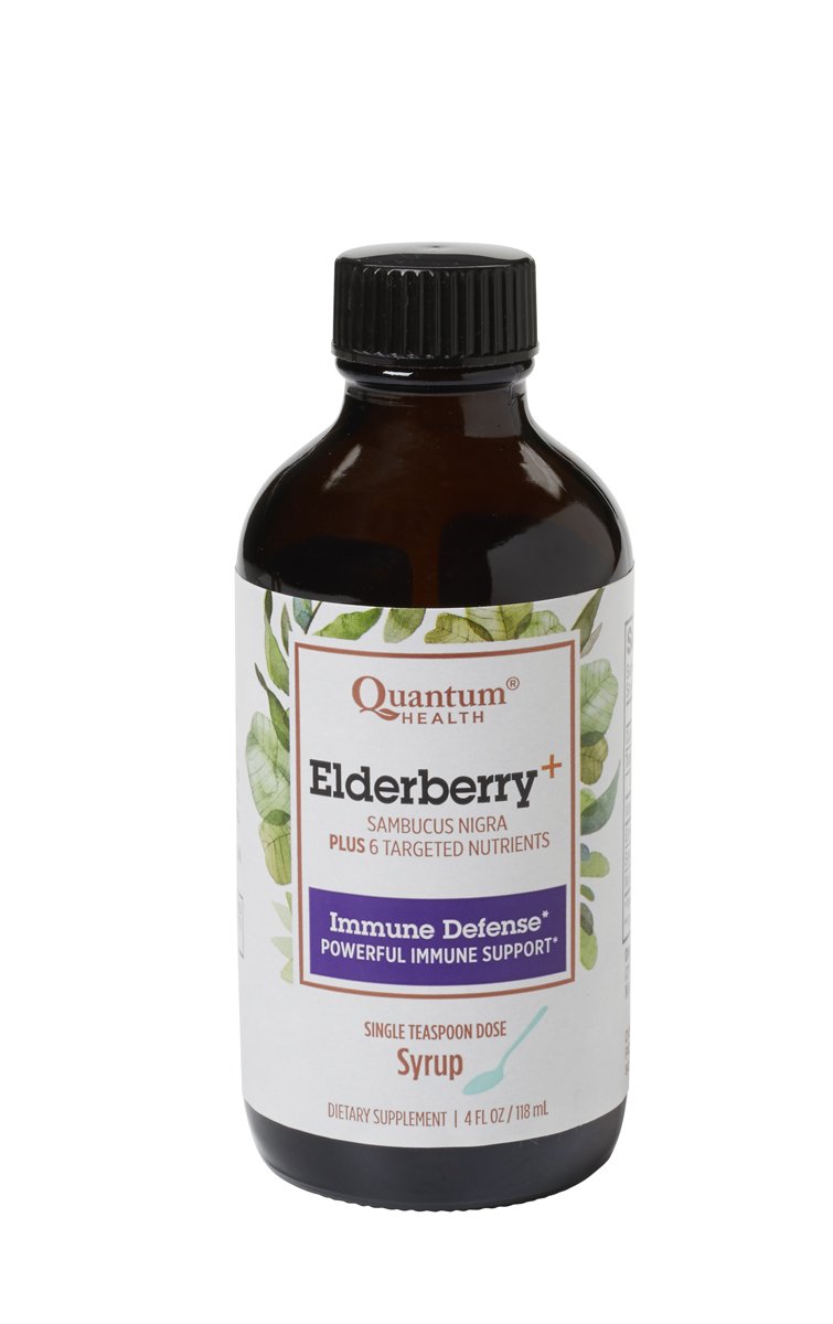 Foto 4 pulgar | Sirope Quantum Elderberry-c 120 Ml Sin Gluten - Venta Internacional