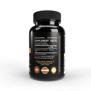 Foto 2 | Suplemento Véla Chaga Cápsula de Hongos 1500 mg 120 Cápsulas - Venta Internacional