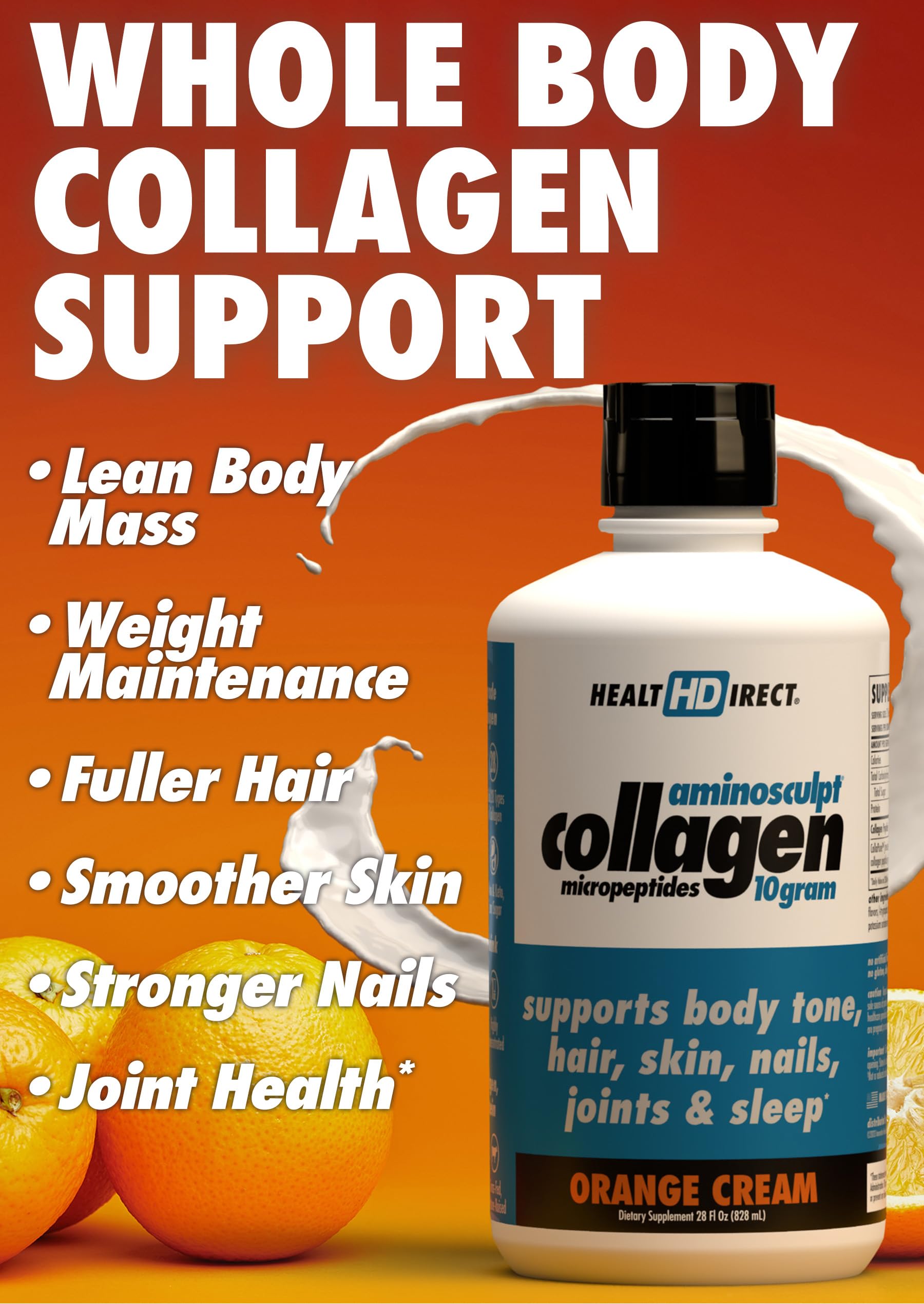Foto 4 pulgar | Colágeno Líquido Health Direct Aminosculpt 828 Ml 28 Porciones - Venta Internacional