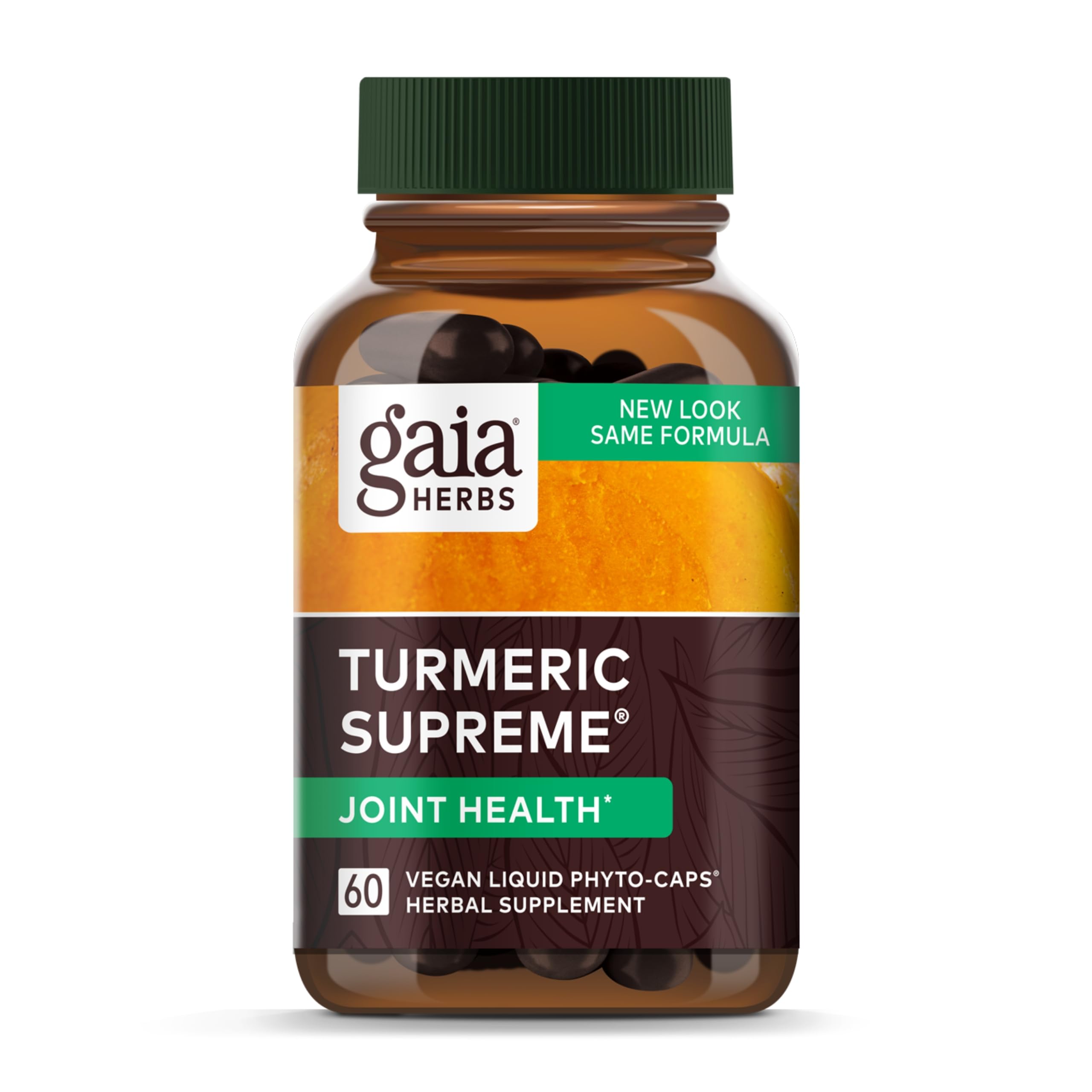 Foto 2 pulgar | Suplemento Gaia Herbs Turmeric Supreme Joint Health 60 Cápsulas - Venta Internacional.