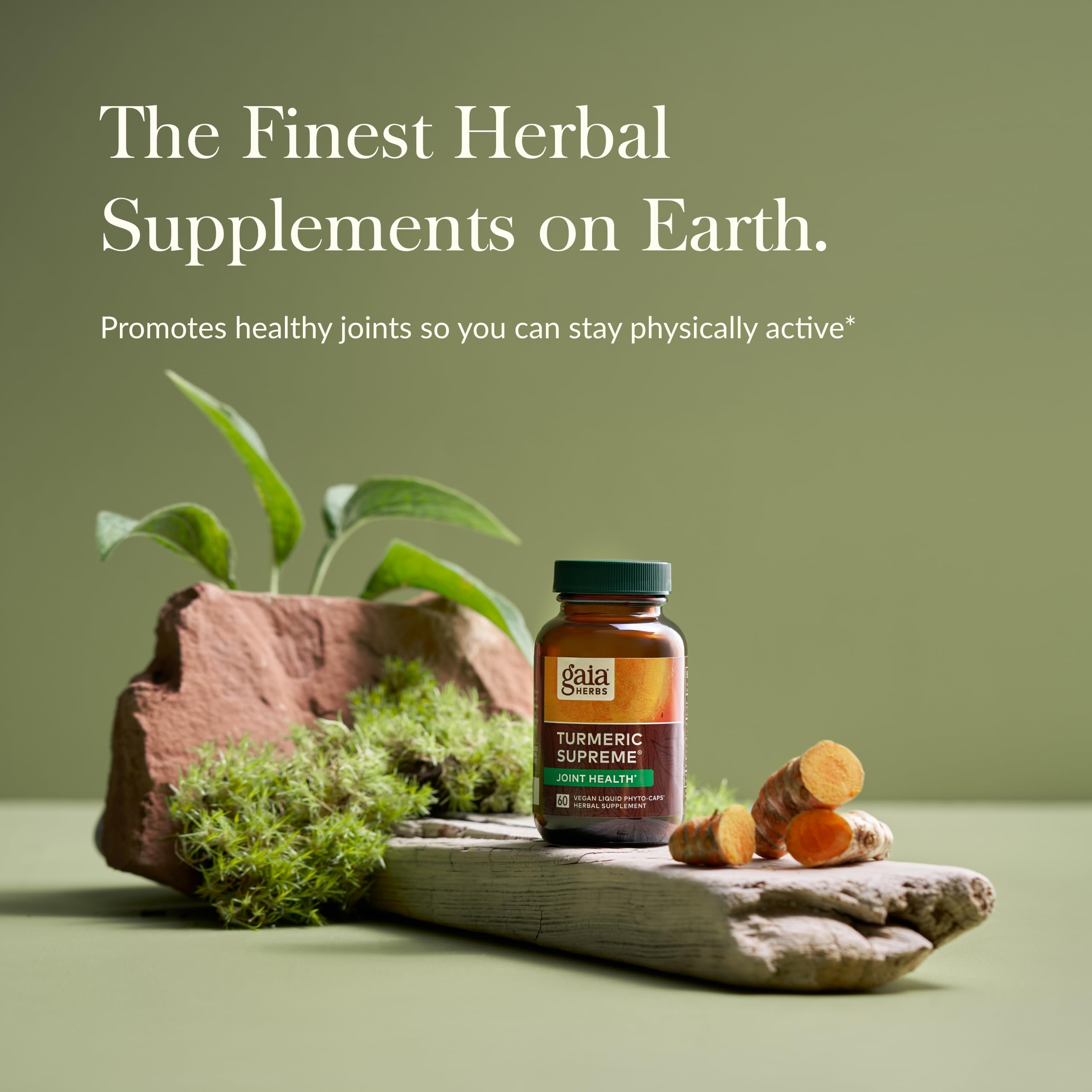 Foto 4 pulgar | Suplemento Gaia Herbs Turmeric Supreme Joint Health 60 Cápsulas - Venta Internacional.