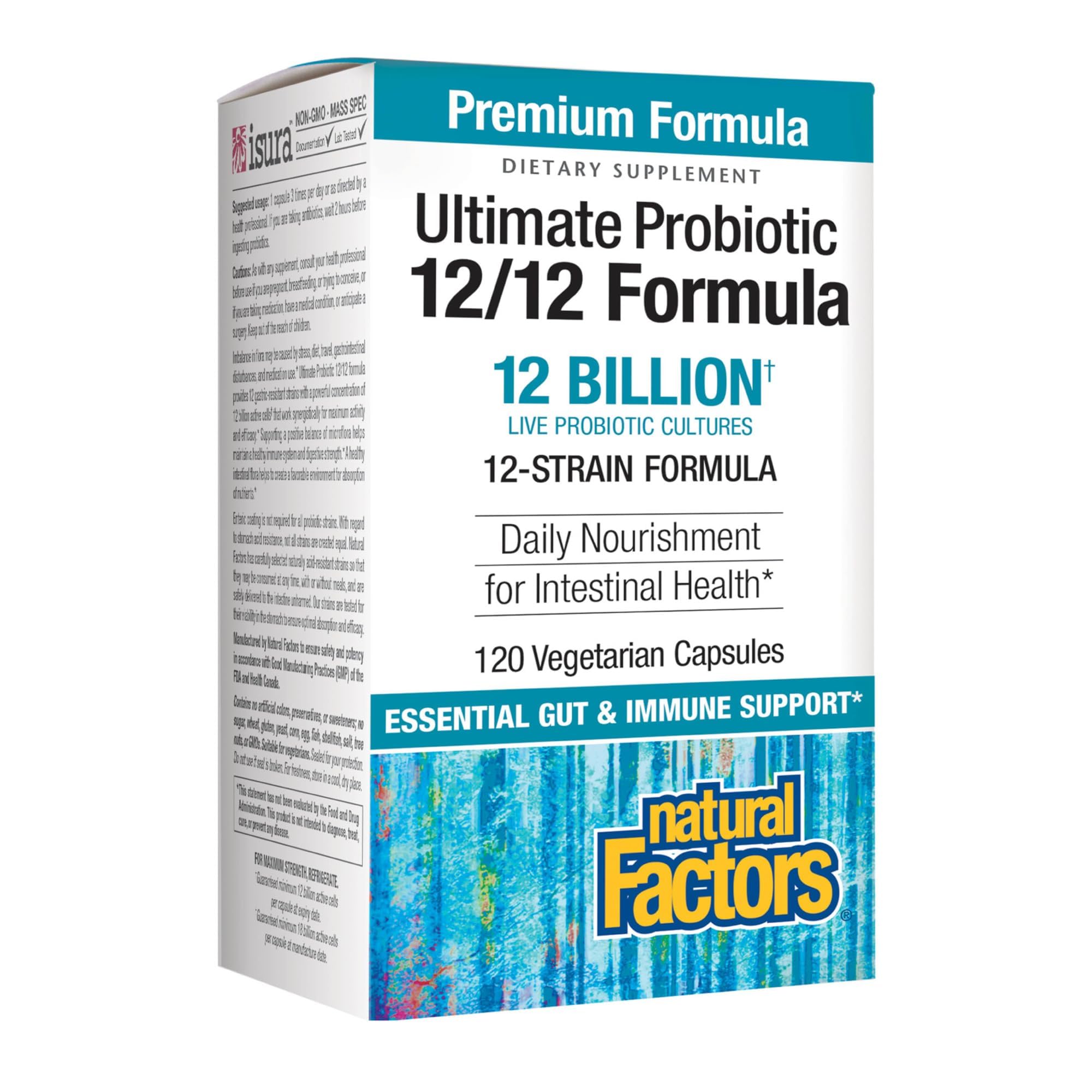 Foto 2 pulgar | Probiotic Natural Factors Ultimate 12 B Cfu 120 Cápsulas - Venta Internacional
