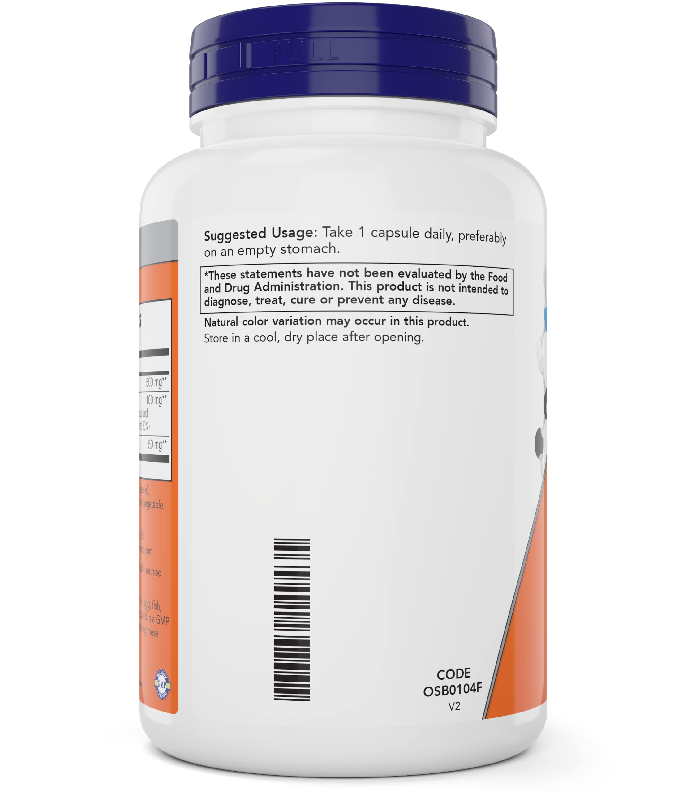 Foto 4 pulgar | Suplemento Now Foods Glutatión 500 mg Vegano 2 Frascos con 100 Cápsulas C/U - Venta Internacional