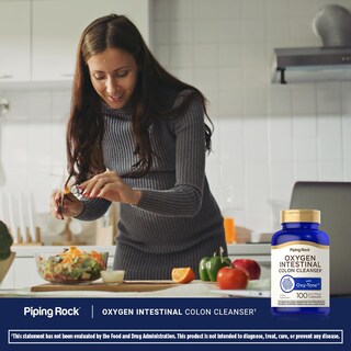Foto 6 | Suplemento Piping Rock Colon Cleanse Oxy-tone 100 Cápsulas - Venta Internacional.