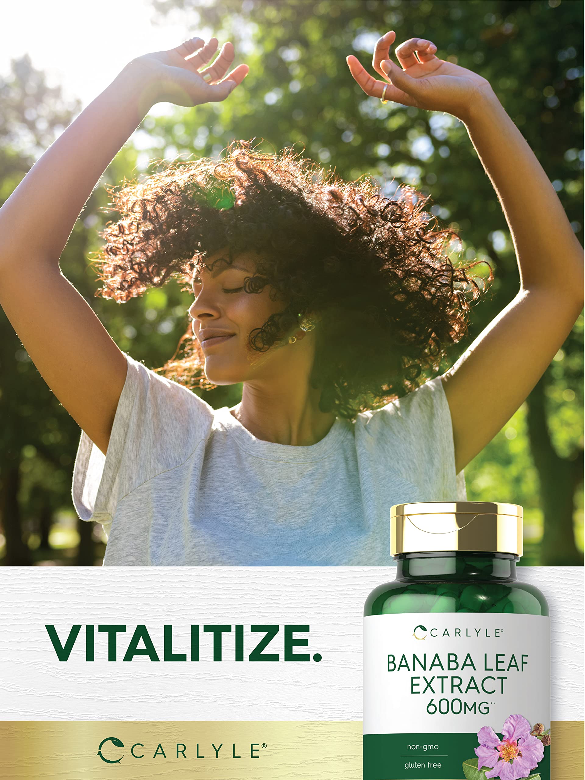 Foto 7 pulgar | Suplemento De Extracto De Hoja De Banaba De Carlyle En Cápsulas, 600 Mg, 200 Unidades - Venta Internacional.