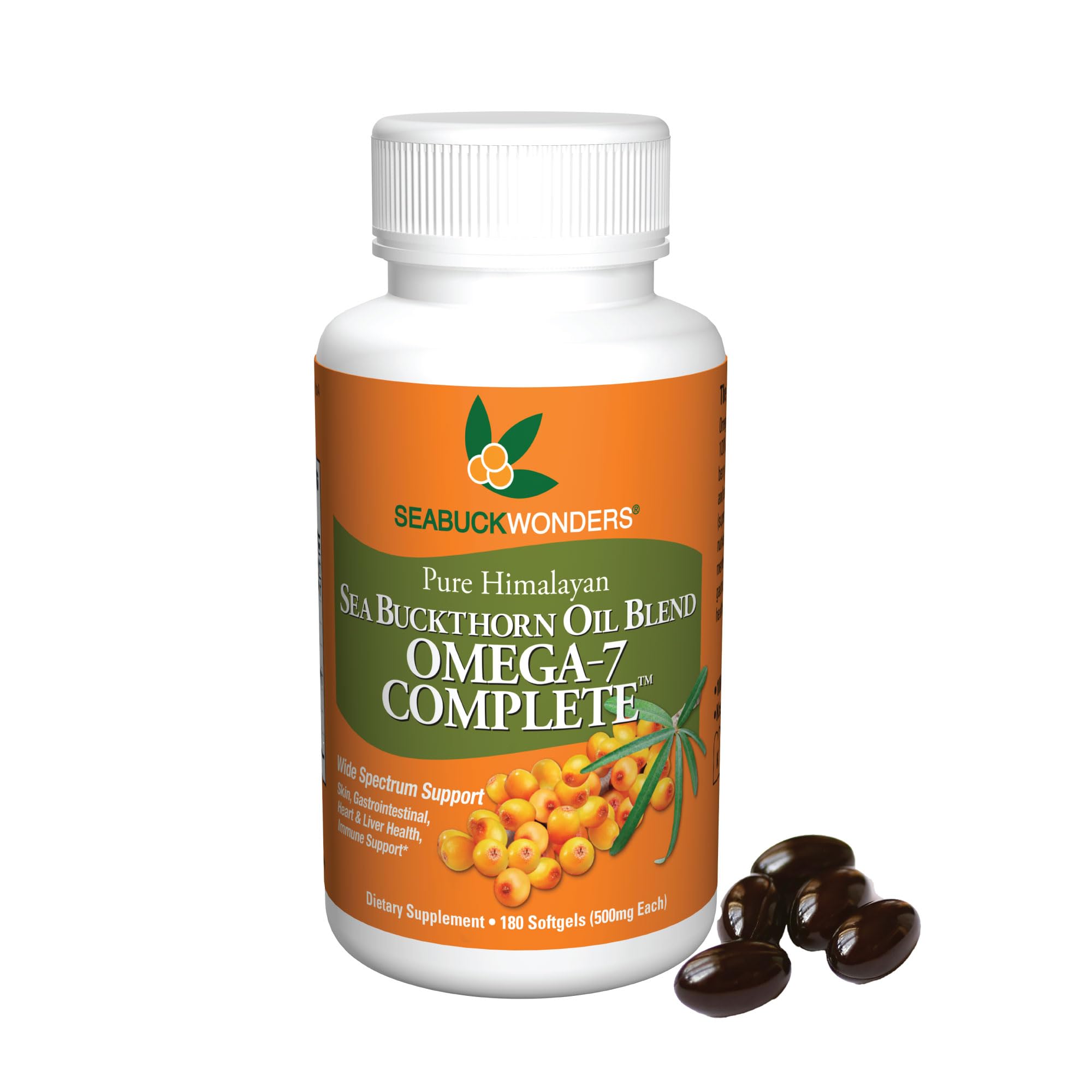 Foto 2 pulgar | Suplemento Seabuckwonders Omega-7 Complete 30 Cápsulas Blandas 500 Mg - Venta Internacional.