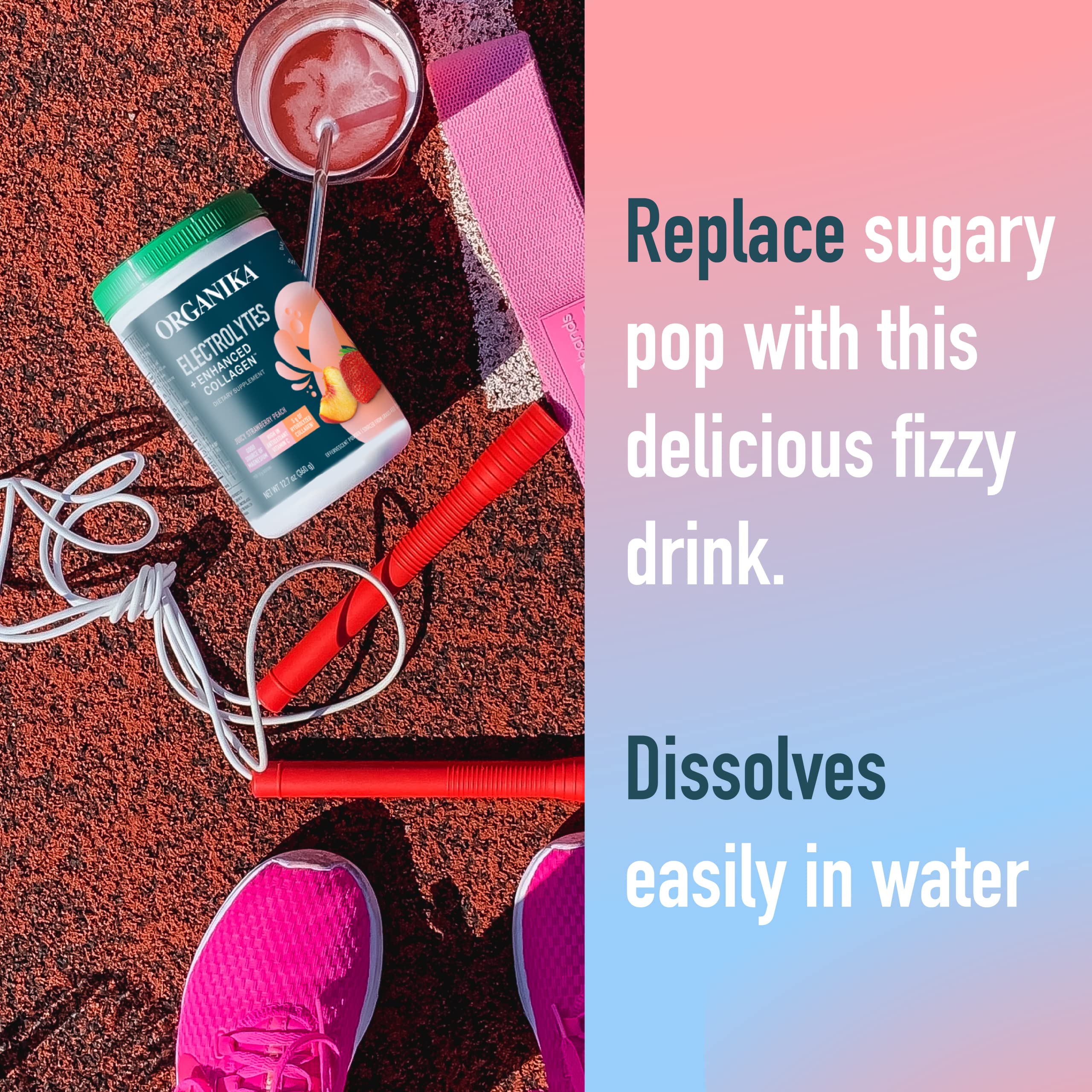 Foto 5 pulgar | Suplemento Organika Electrolytes + Colágeno Mejorado 360g - Venta Internacional