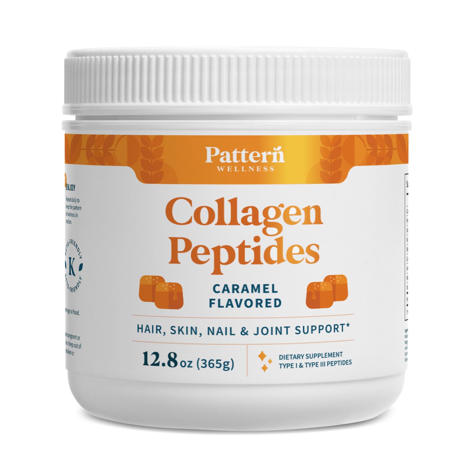 Foto 2 pulgar | Péptidos de Colágeno Pattern Wellness Caramel 365 g - Venta Internacional