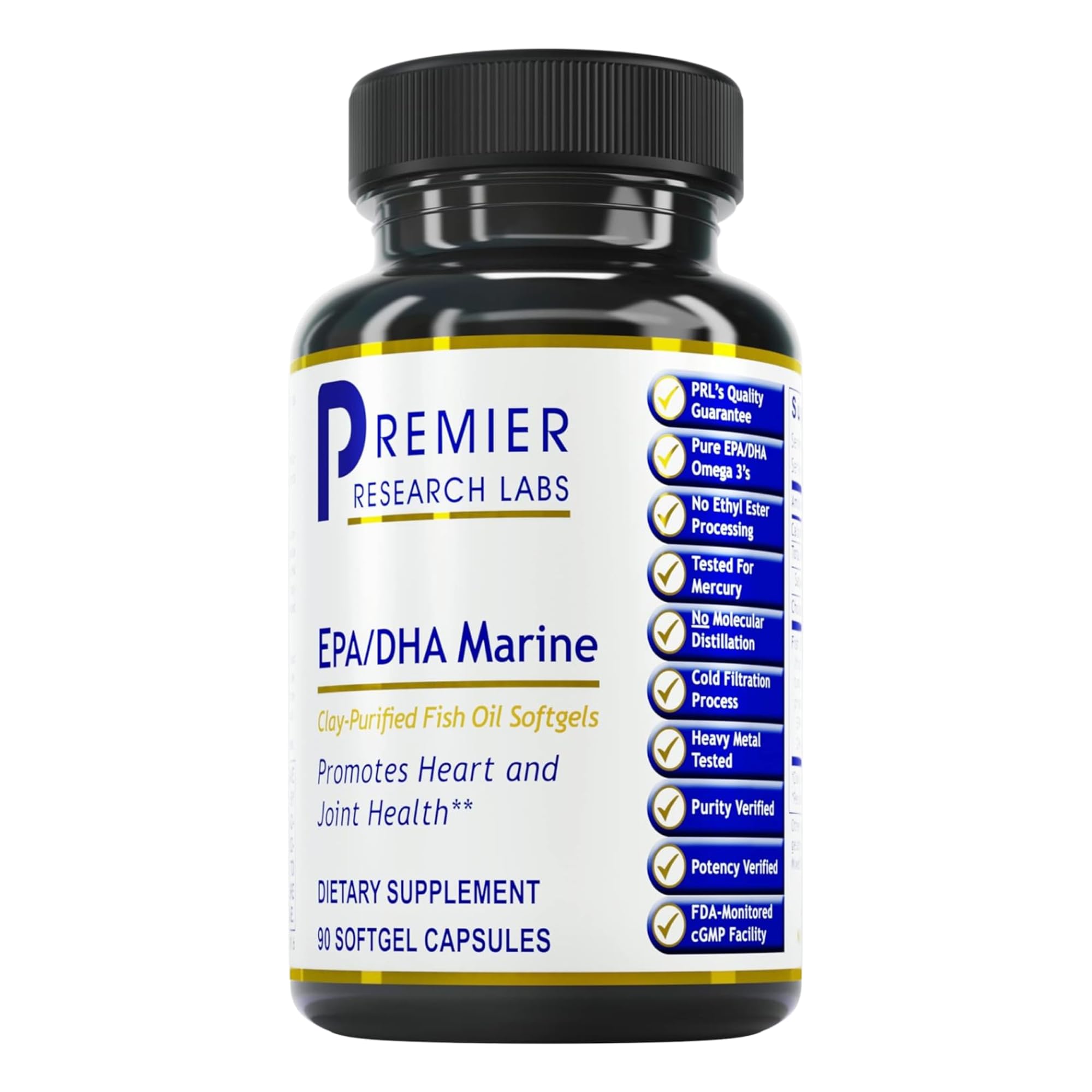 Foto 1 | Suplemento Premier Research Labs EPA DHA Marine 90 Cápsulas Blandas - Venta Internacional