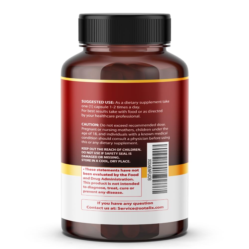 Foto 4 pulgar | Suplemento Sotalix De Pimienta De Cayena De 17.200 Mg Con Jengibre Y Cúrcuma - Venta Internacional.