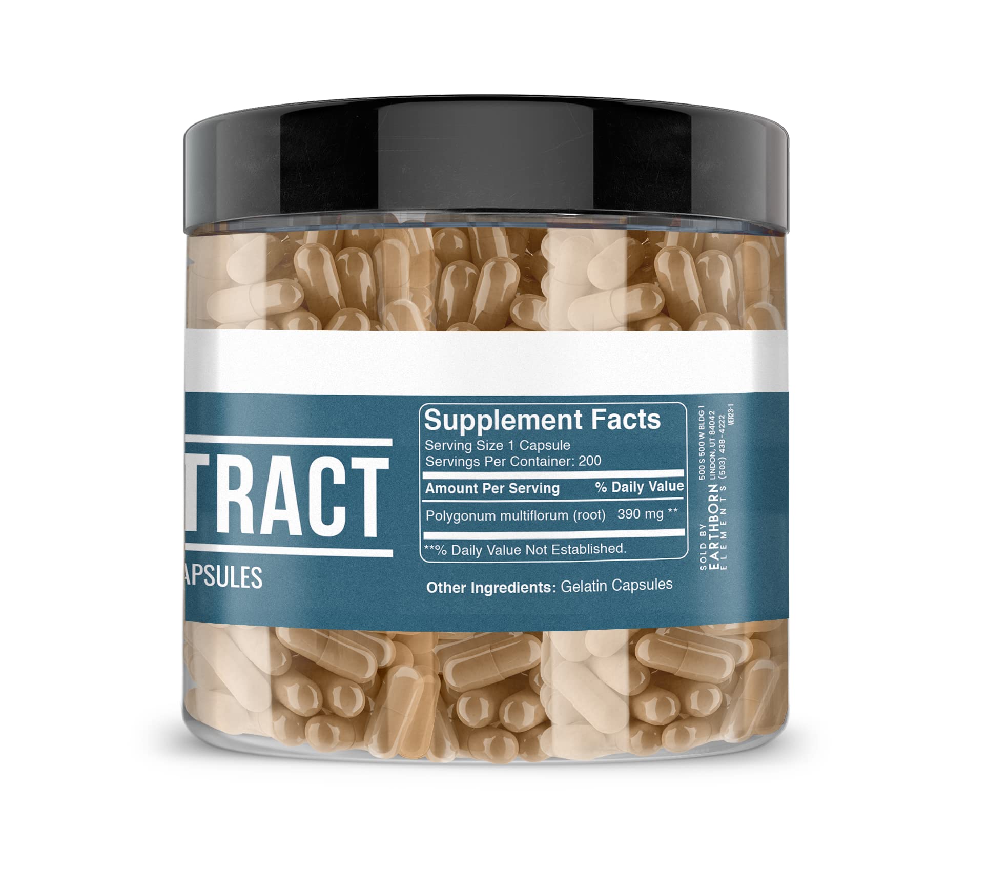 Foto 4 | Suplemento Earthborn Elements Fo-ti Extract 200 Cápsulas - Venta Internacional.