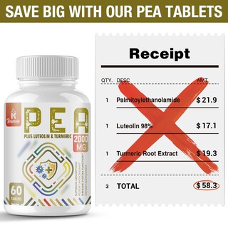 Foto 6 | Suplemento Rosmolo Palmitoiletanolamida 1500 mg con Luteolina - Venta Internacional