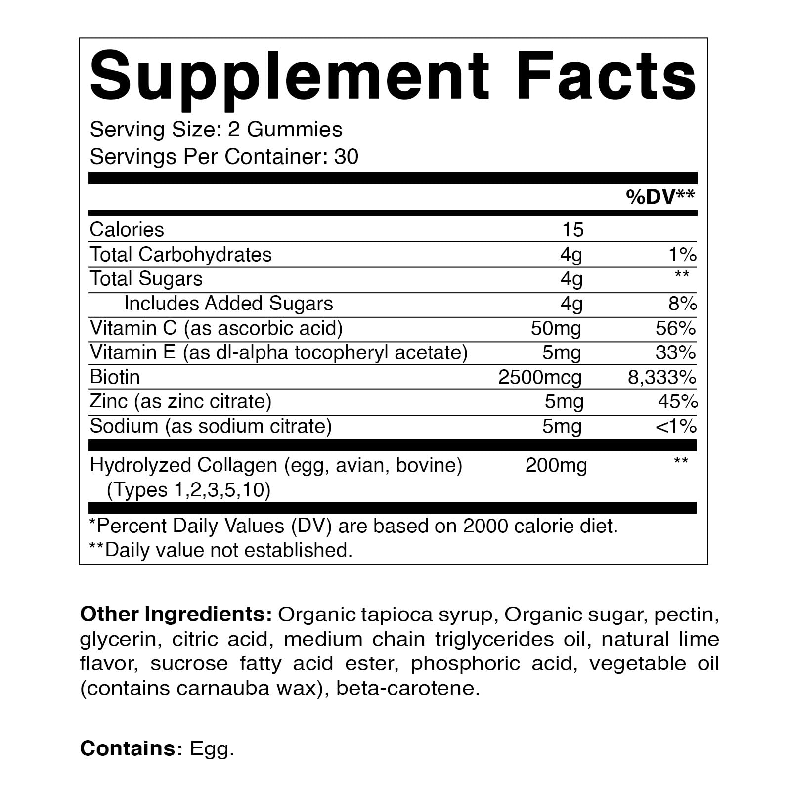 Foto 3 pulgar | Gomitas de Colágeno Hidrolizadas Vitamáticamente Con Vitamina C Zinc 200 Mg - Venta Internacional