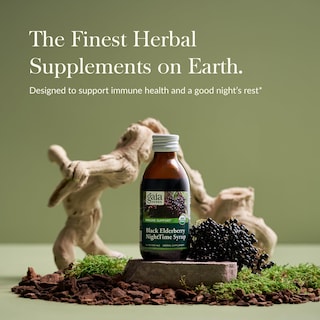 Foto 3 | Jarabe Nocturno de Saúco Negro Gaia Herbs 160 ml - Venta Internacional
