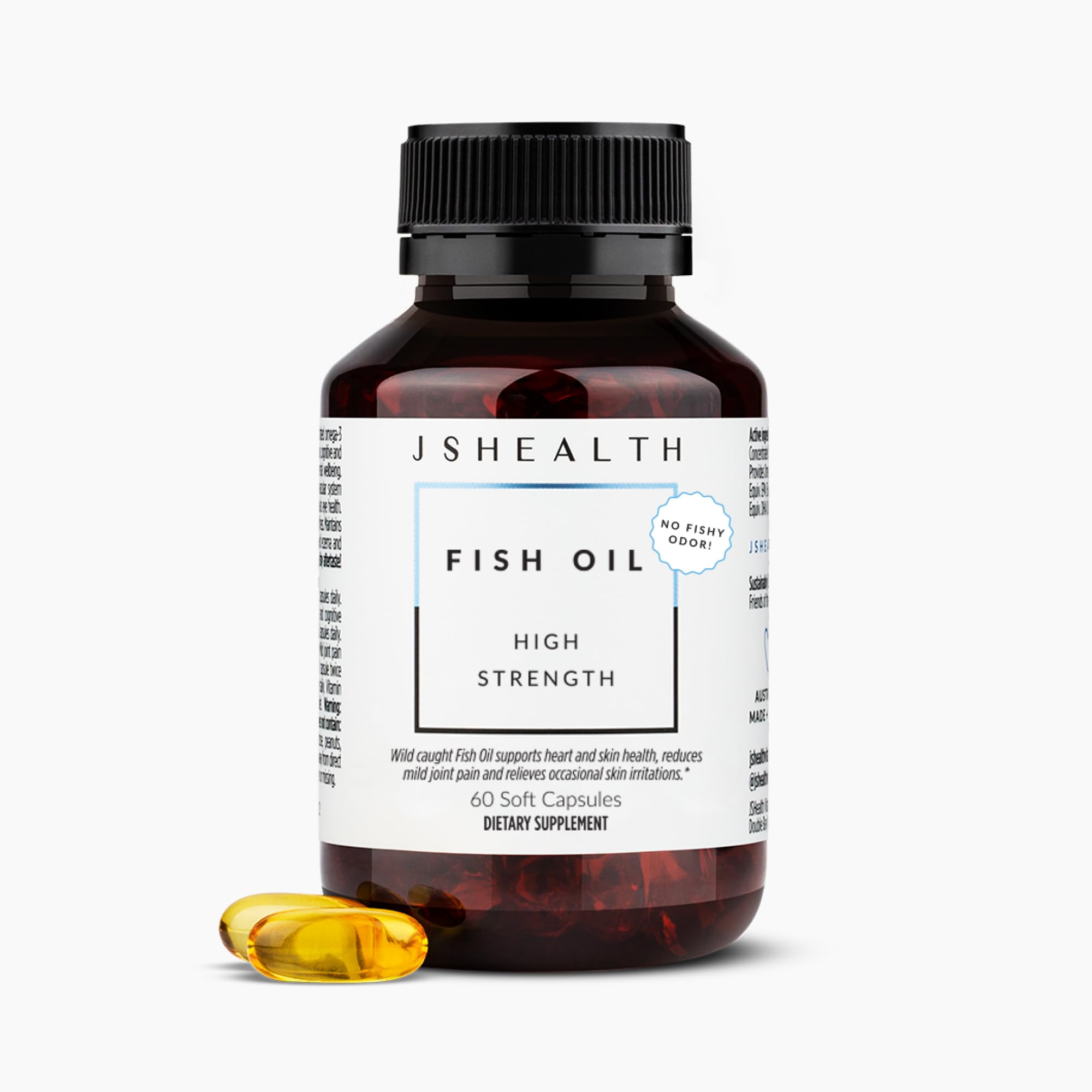 Foto 2 pulgar | Suplementos Jshealth Aceite De Pescado De Alta Resistencia Omega 3 60 Cápsulas - Venta Internacional.