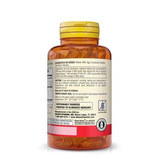 Foto 3 | Suplemento de Aceite de Pescado Mason Natural Omega-3 1000 mg 3 Frascos de 60 Cápsulas C/U - Venta Internacional