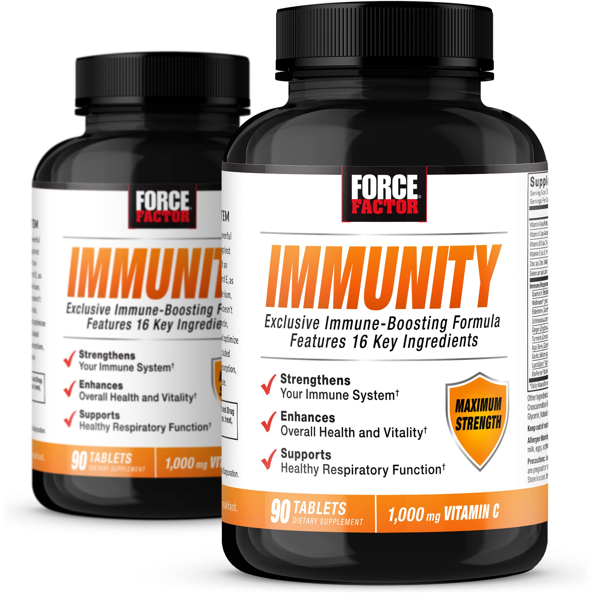 Foto 2 pulgar | Suplemento Force Factor Immunity Booster 90 Comprimidos X2 - Venta Internacional