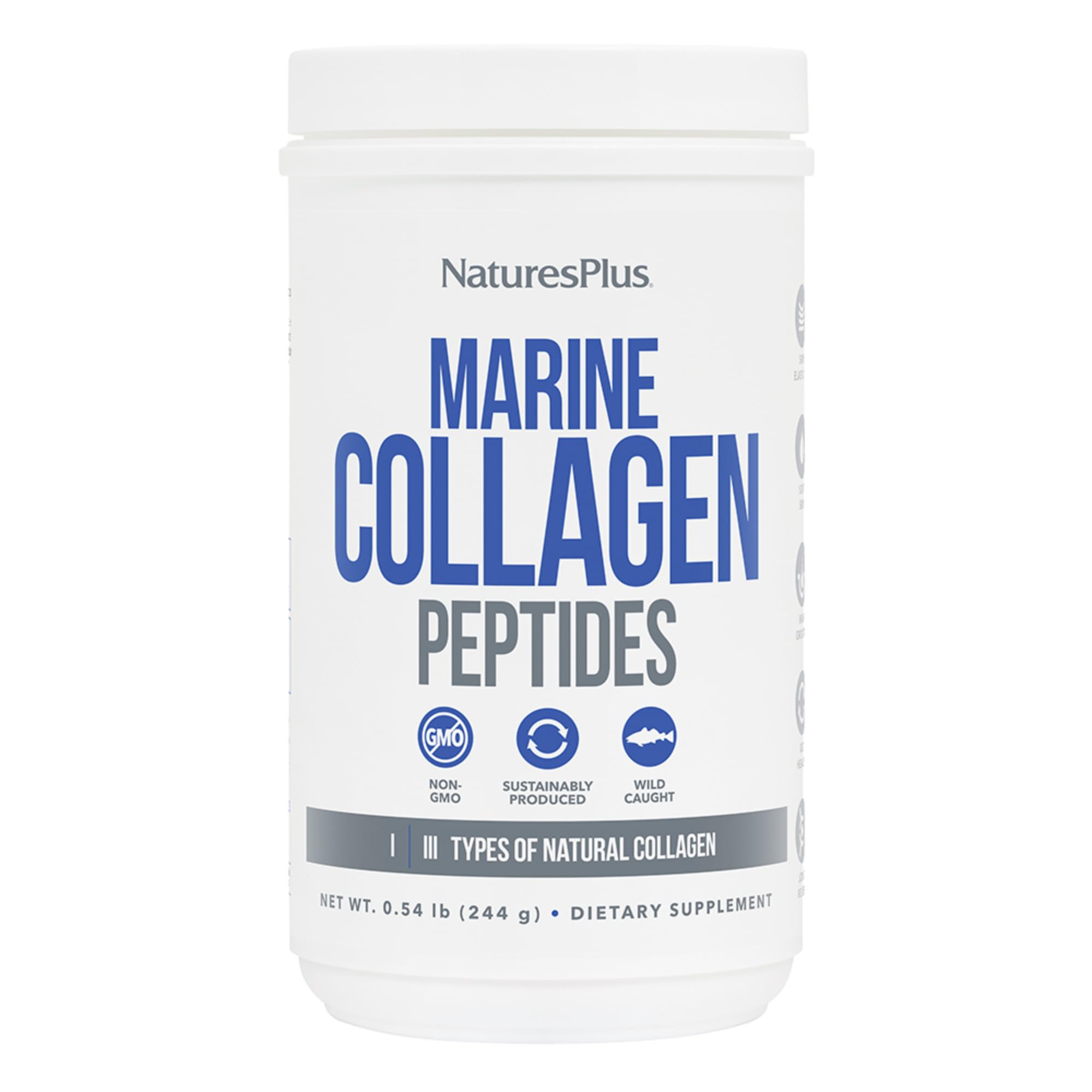Suplemento Natures Plus De Péptidos De Colágeno Marino 250 G - Venta Internacional.