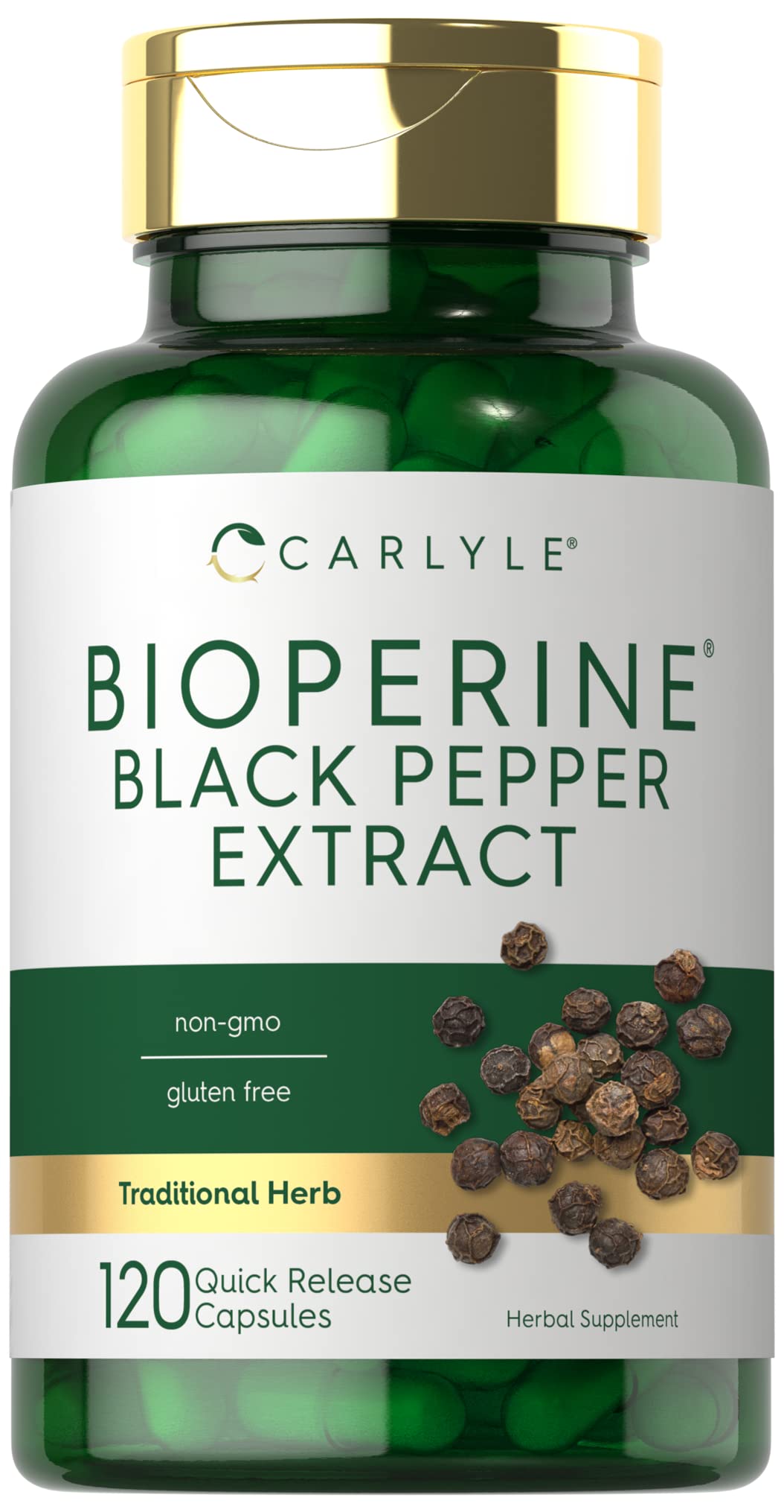 Suplemento Carlyle Bioperine 10 Mg 120 Cápsulas Sin Ogm - Venta Internacional.