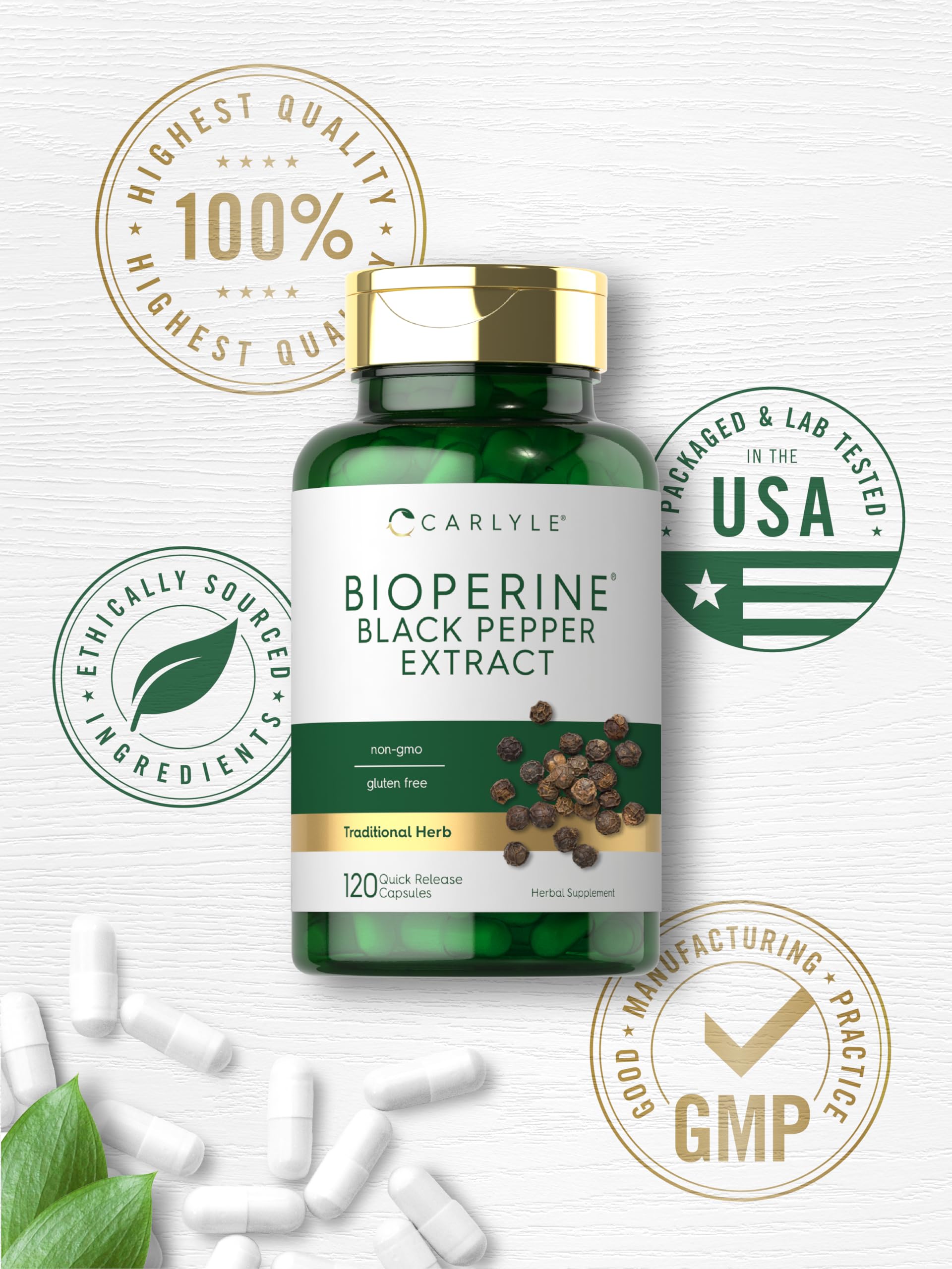 Foto 6 | Suplemento Carlyle Bioperine 10 Mg 120 Cápsulas Sin Ogm - Venta Internacional.