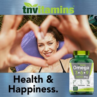 Foto 6 | Suplemento Tnvitamins Triple Omega 3-6-9 3600 Mg X 120 Cápsulas Blandas - Venta Internacional.