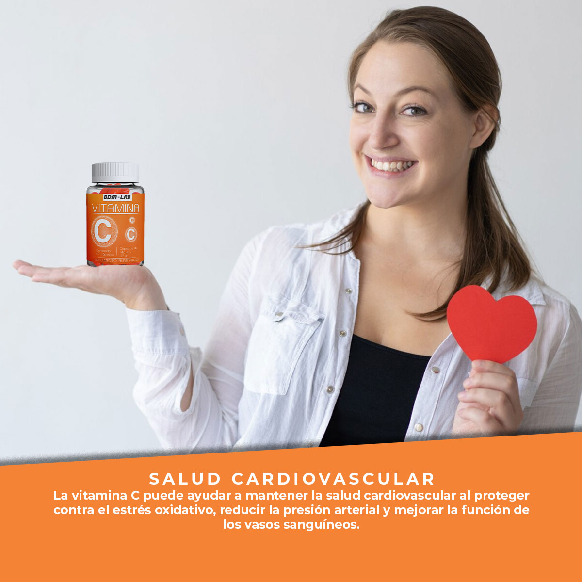 Foto 4 | Bdm Lab Vitamina C Suplemento Alimenticio 3x2 60 Cápsulas C/u Máxima Protección Inmunológica Y Energía Natural