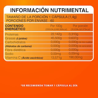 Foto 5 | Bdm Lab Vitamina C Suplemento Alimenticio 3x2 60 Cápsulas C/u Máxima Protección Inmunológica Y Energía Natural