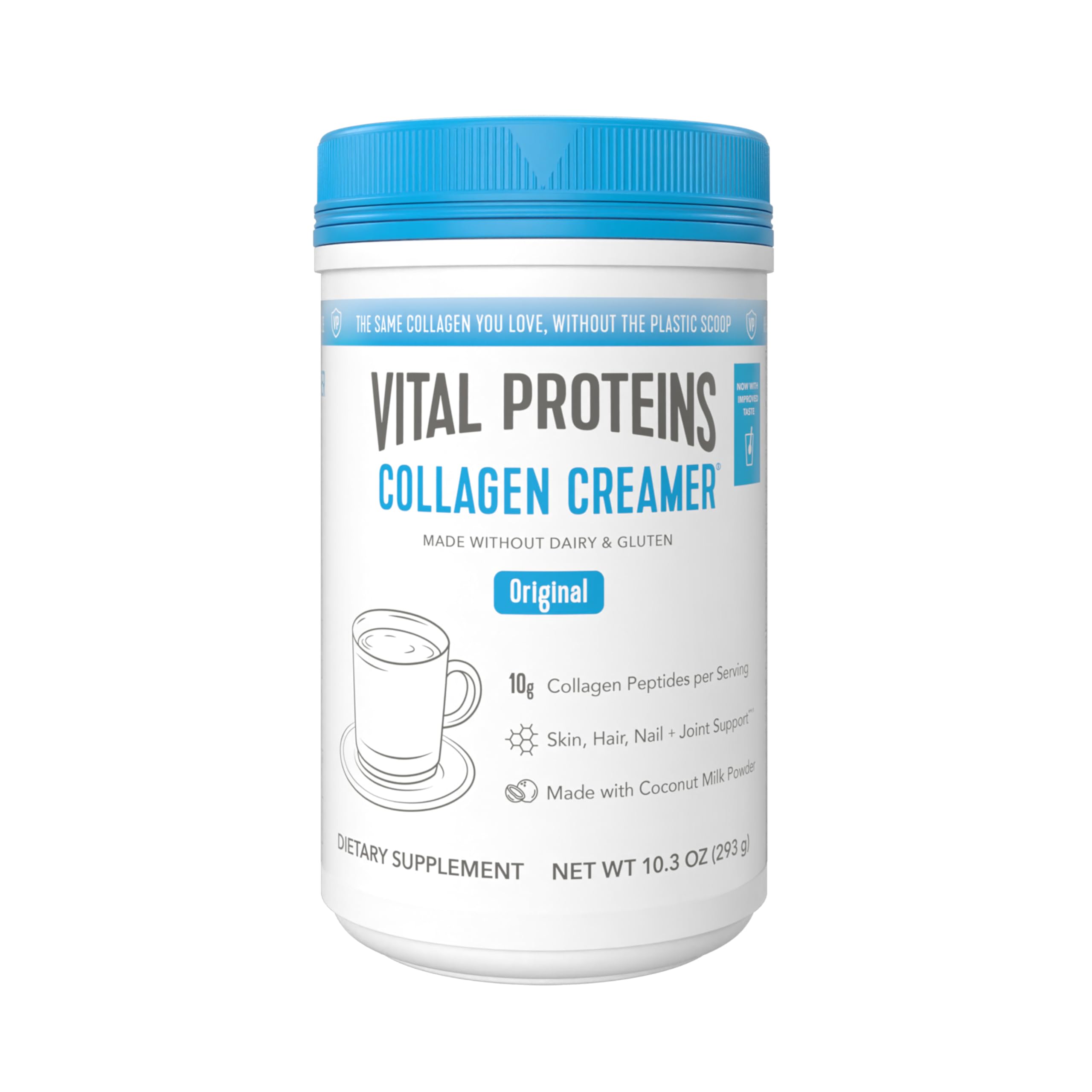 Foto 2 pulgar | Crema de Café con Colágeno Vital Proteins Original 293 ml - Venta Internacional