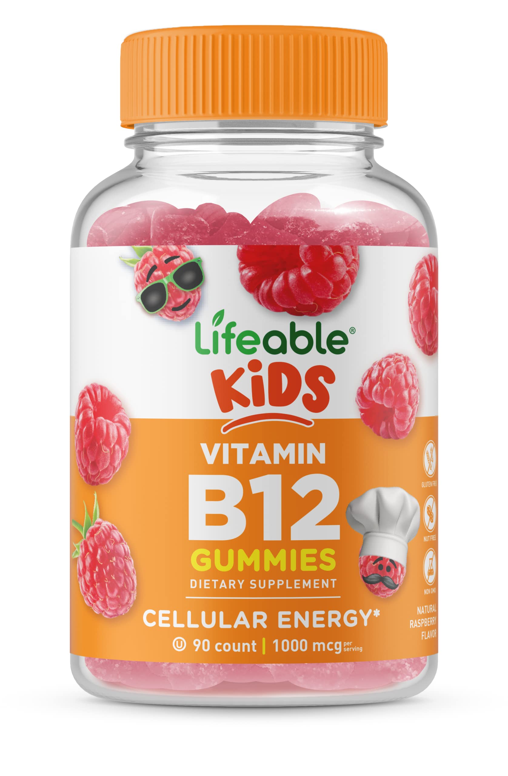 Foto 2 pulgar | Suplemento De Vitamina B12 Lifeable For Kids, 1000 Mcg, 90 Gomitas - Venta Internacional.