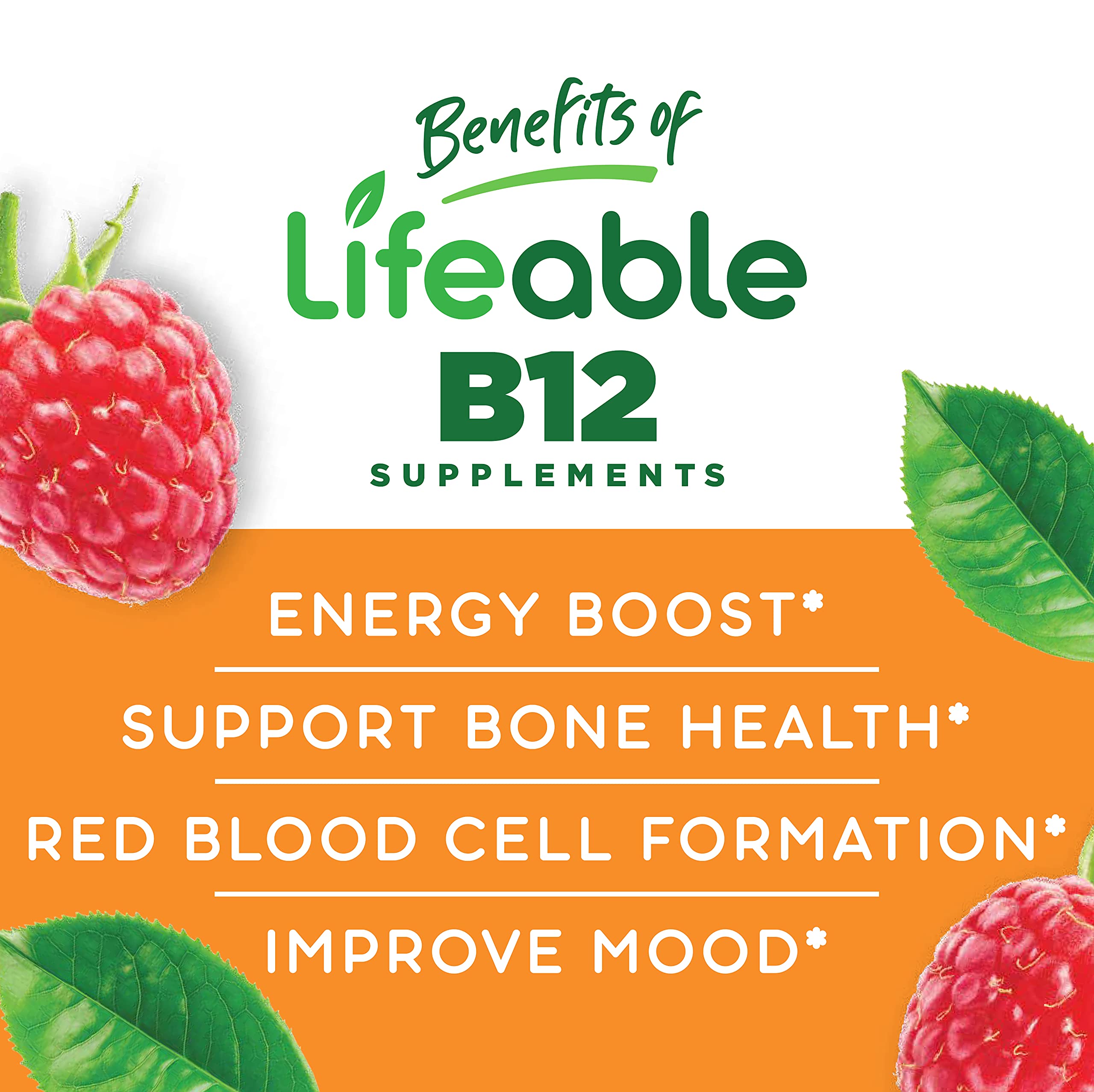 Foto 4 pulgar | Suplemento De Vitamina B12 Lifeable For Kids, 1000 Mcg, 90 Gomitas - Venta Internacional.