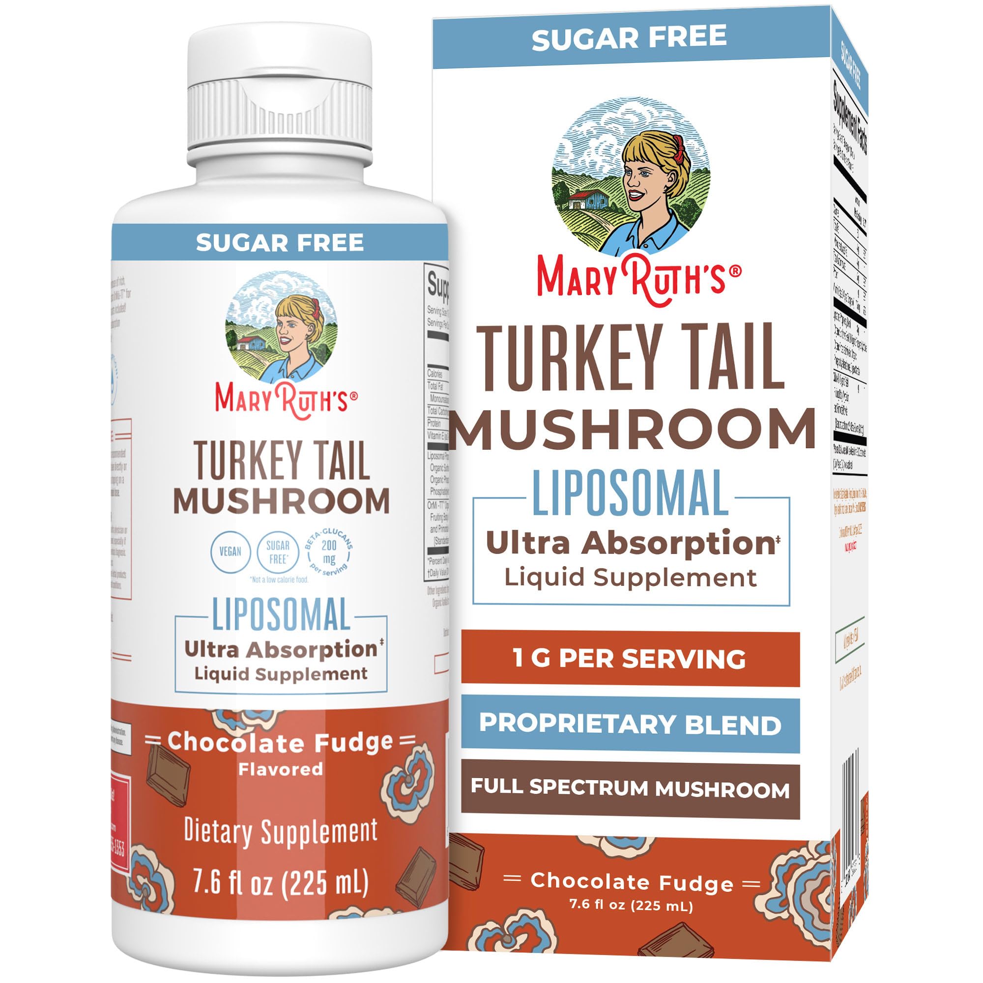 Foto 2 pulgar | Suplemento Maryruth Organics Con Forma De Cola De Pavo, 200 Mg - Venta Internacional.