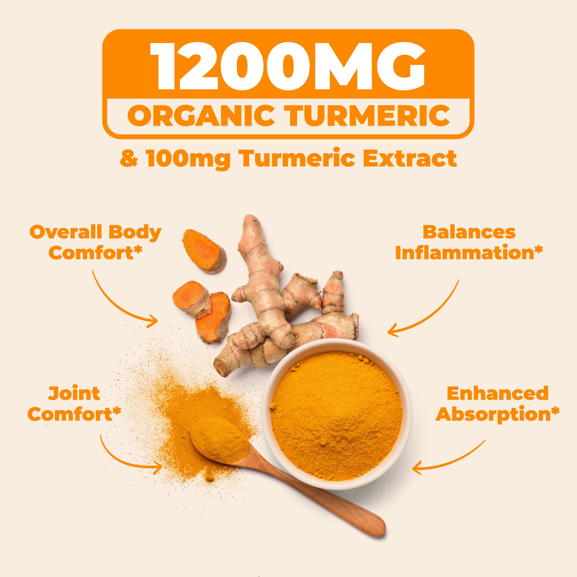 Foto 6 pulgar | Suplemento De Cúrcuma Y Curcumina De Vimerson Health 1200 Mg Con Bioperina - Venta Internacional.