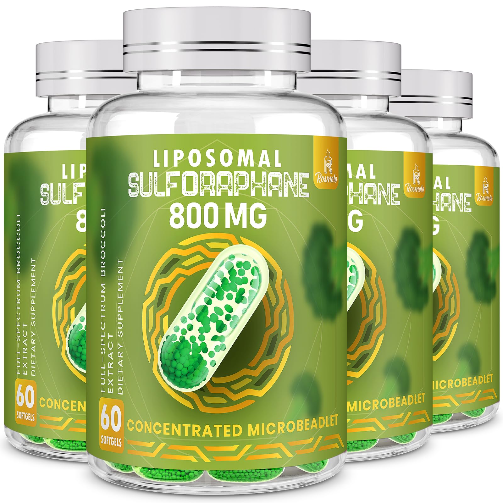 Foto 2 pulgar | Suplemento Rosmolo 800 Mg De Sulforafano Liposomal 240 Cápsulas Blandas - Venta Internacional