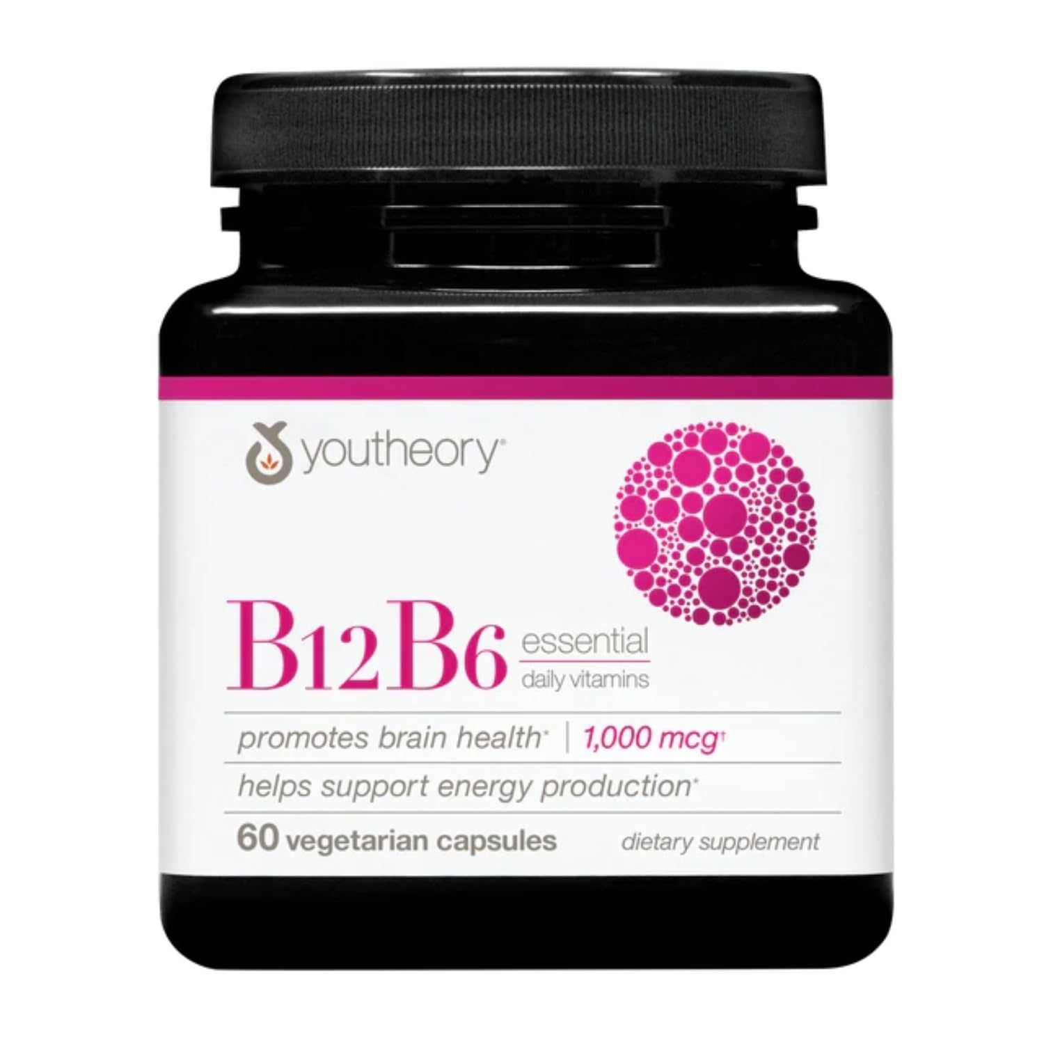 Foto 2 pulgar | Suplemento Youtheory De Vitamina B12 B6 Daily Energy, 60 Cápsulas - Venta Internacional.