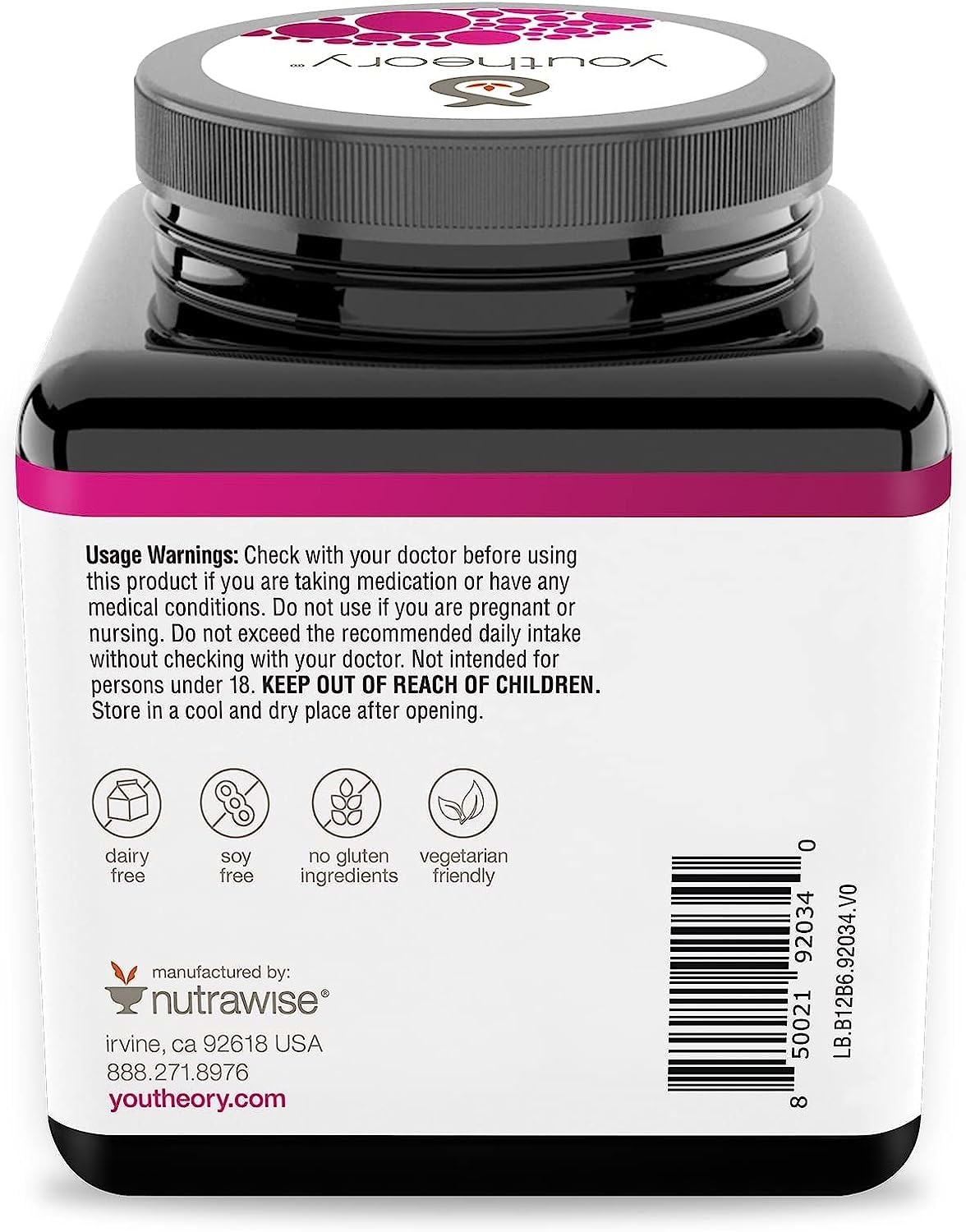 Foto 6 pulgar | Suplemento Youtheory De Vitamina B12 B6 Daily Energy, 60 Cápsulas - Venta Internacional.