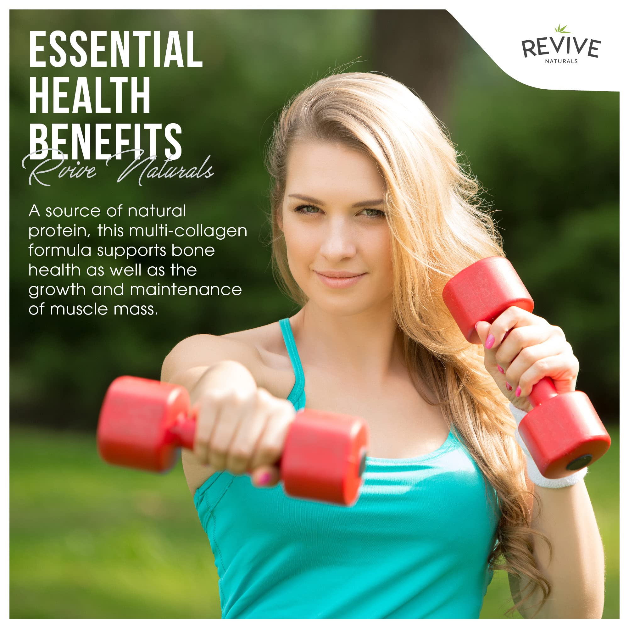 Foto 5 pulgar | Proteína de Colágeno Revive Naturals Vanilla 400 G - Venta Internacional