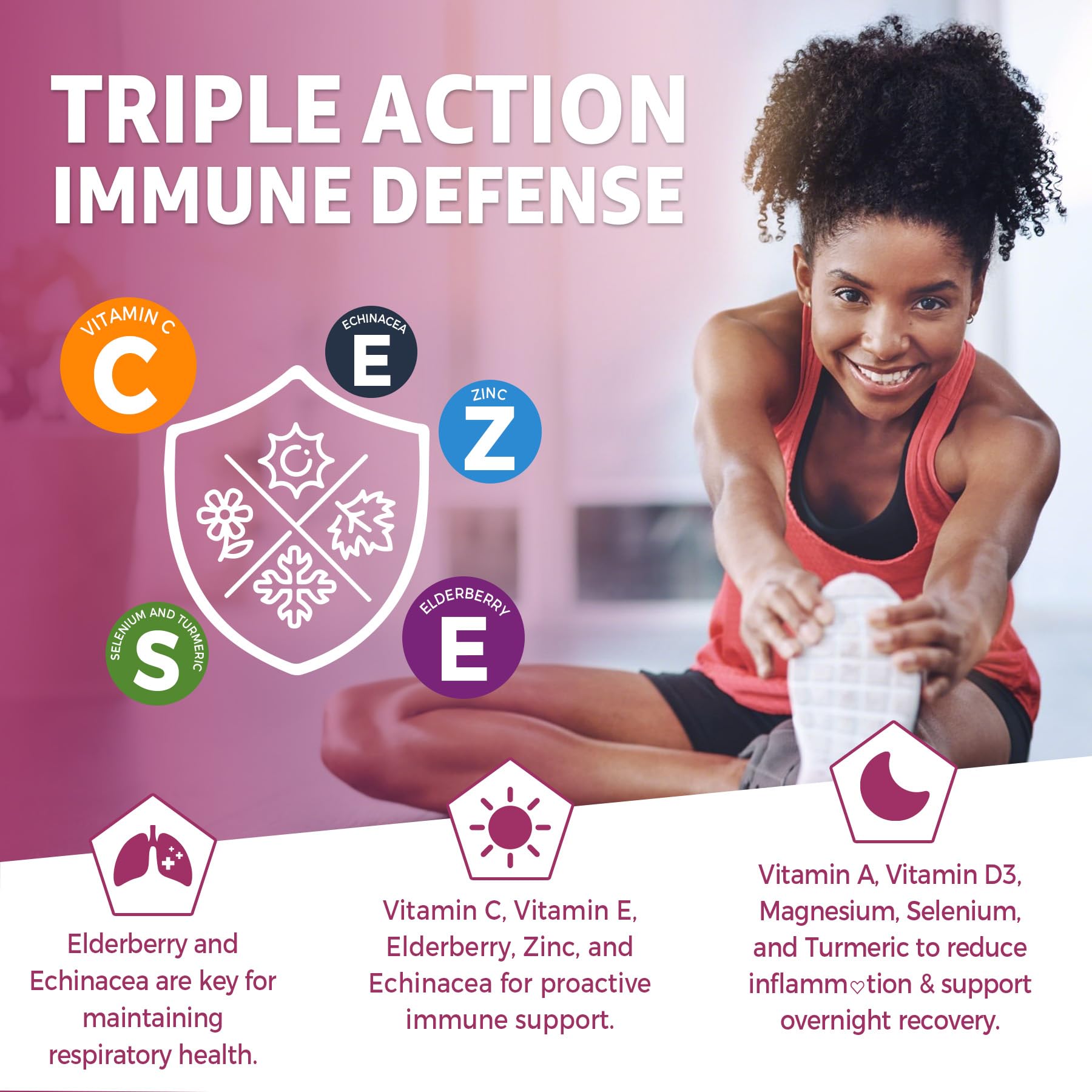 Foto 5 pulgar | Gomitas Multivitamínicas Envycure Daily Immunity Booster  2 Piezas- Venta Internacional