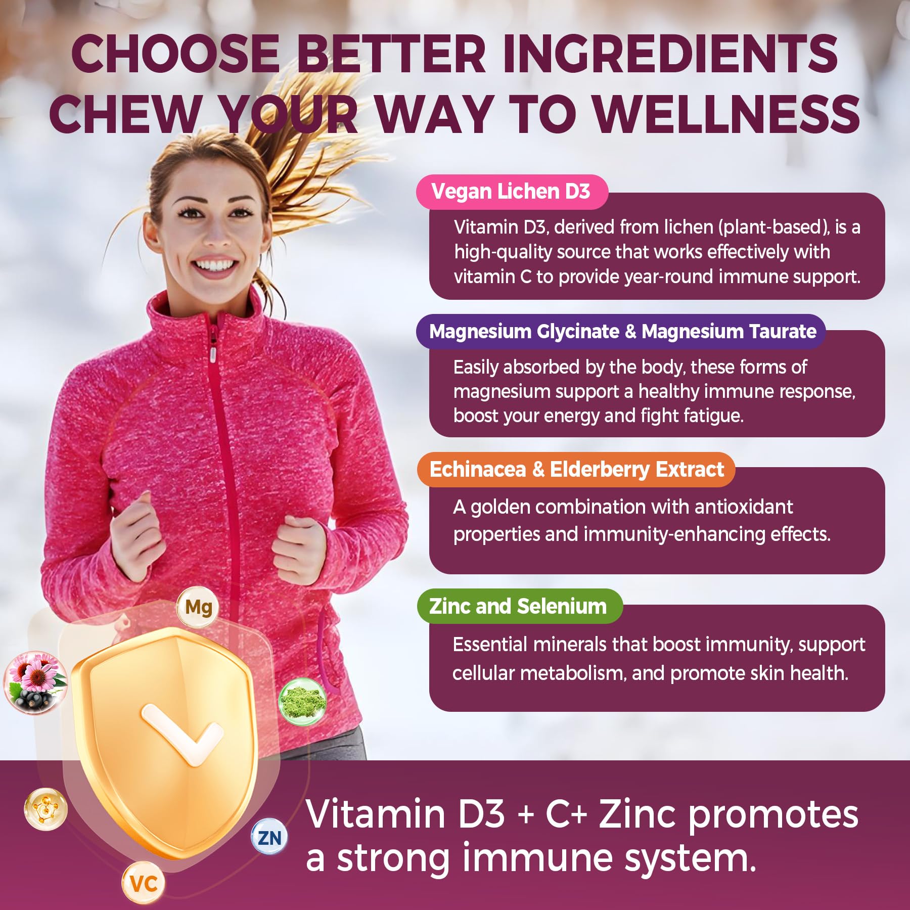 Foto 6 pulgar | Gomitas Multivitamínicas Envycure Daily Immunity Booster  2 Piezas- Venta Internacional