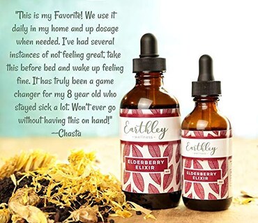 Foto 2 | Extracto de Hierbas Earthley Elderberry 60 Ml 100% Orgánico Para Niños - Venta Internacional