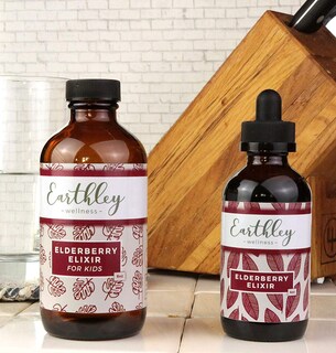 Foto 3 | Extracto de Hierbas Earthley Elderberry 60 Ml 100% Orgánico Para Niños - Venta Internacional