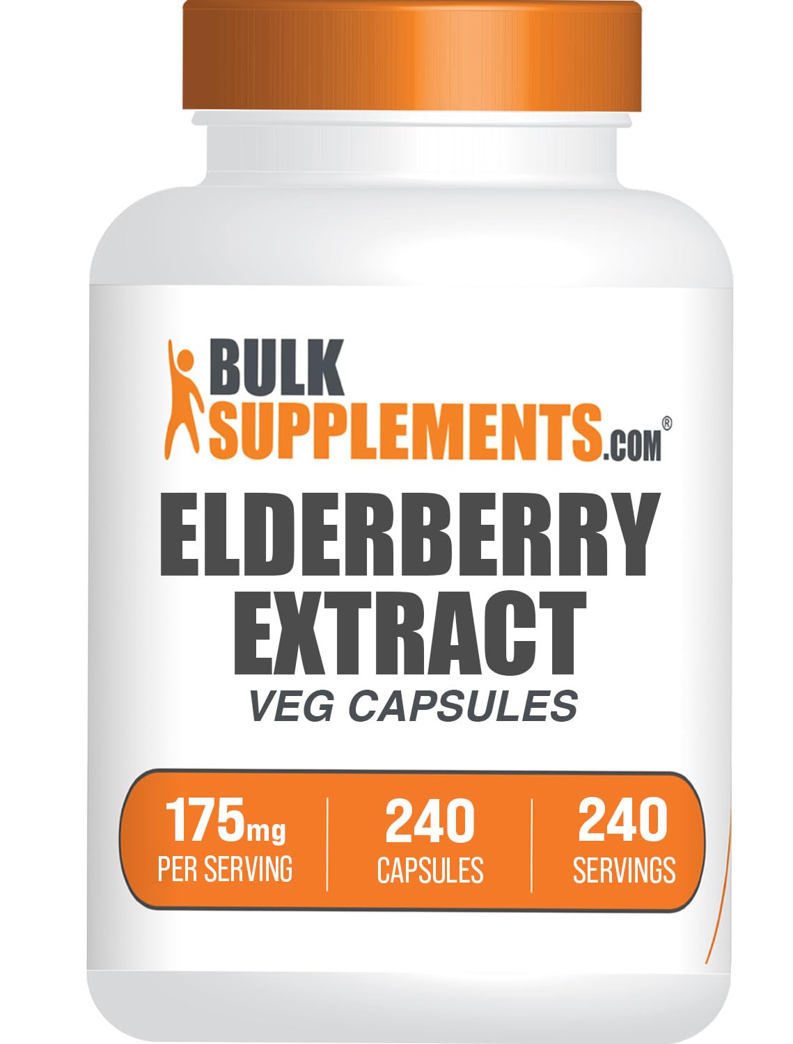 Foto 2 pulgar | Supplement Bulksupplements.com Cápsulas De Saúco 240 Cápsulas - Venta Internacional.