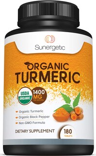 Foto 1 | Suplemento Cúrcuma Orgánica Sunergetic 1400 Mg con Pimienta Negra - Venta Internacional