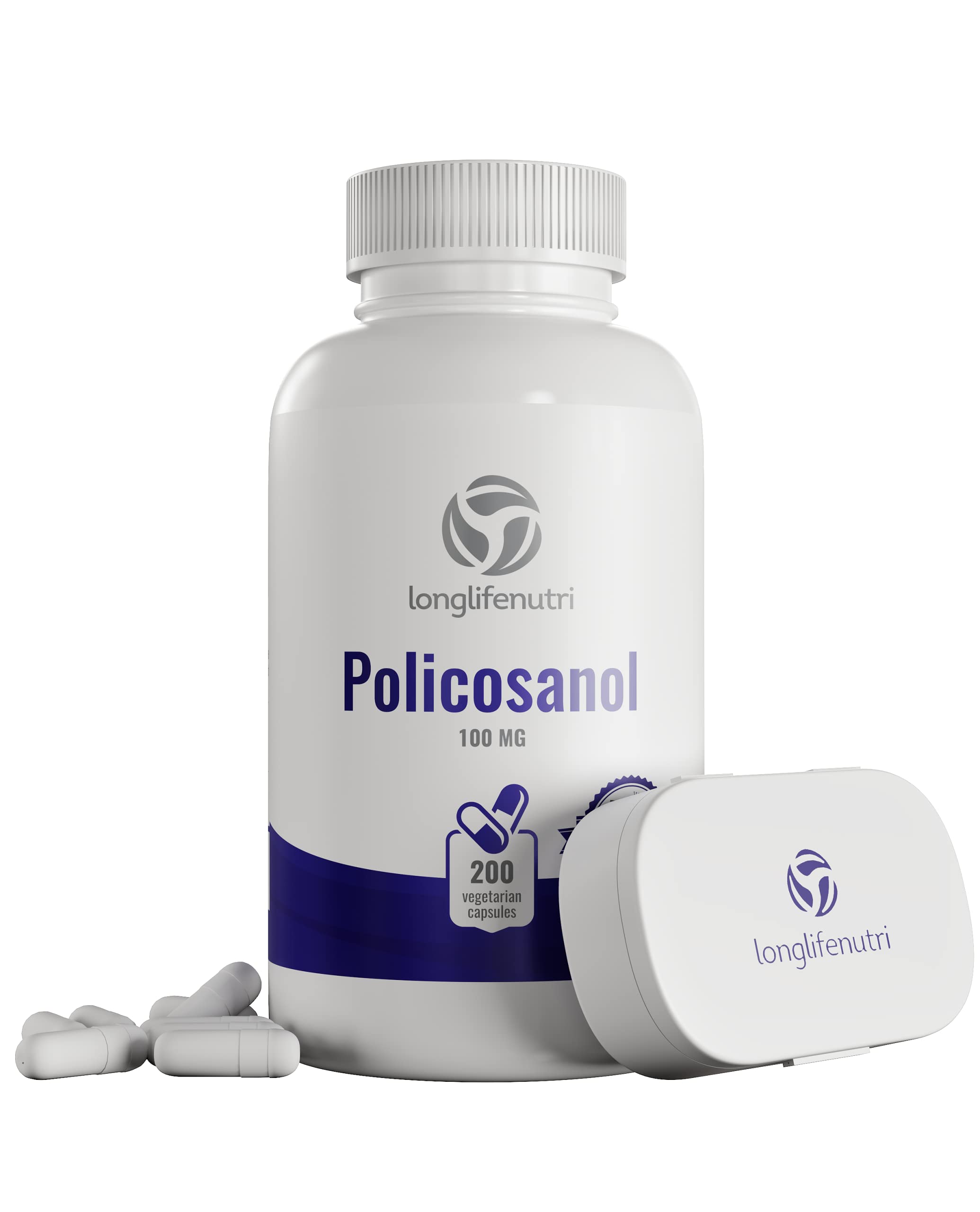 Suplemento Longlifenutri Policosanol 100 Mg 200 Cápsulas - Venta Internacional.